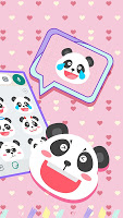 Cute Panda Emoji Stickers - Add to Chats App Free