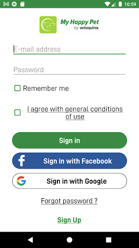 Android application My Happy Pet screenshort