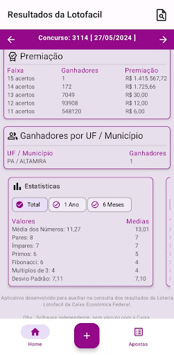 Simulador Loto Fácil