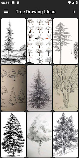 Android application 150+ Tree Drawing Ideas screenshort