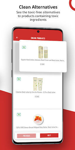 Redify - Avoid Toxic Products Screen 3