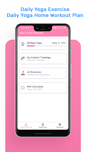 Android application Yoga Exercise - Workout screenshort