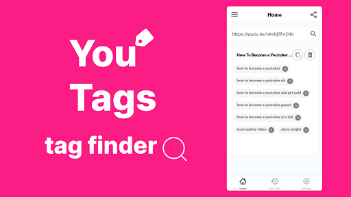 Android application YouTags tingkatkan subscriber screenshort