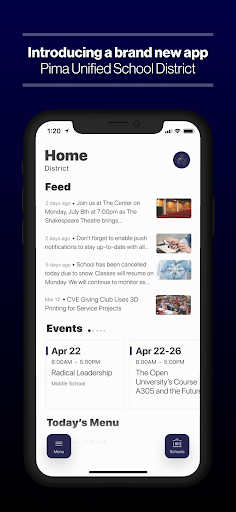 Android application Pima Unified School District screenshort