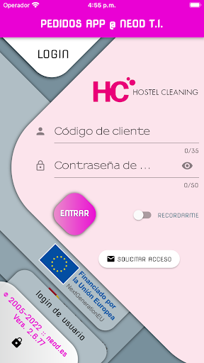 Android application Hostel Cleaning APP screenshort