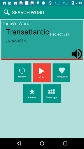 Android application English To Nepali Dictionary screenshort