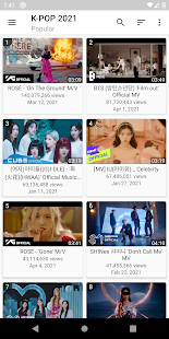 K-POP Tube - Popular & Recent 1.0.39 Screenshots 1