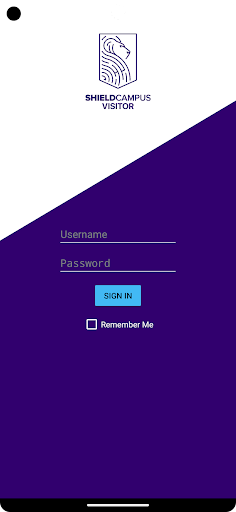 Android application ShieldCampus Visitor screenshort