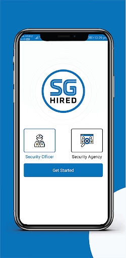 Android application SG Hired screenshort