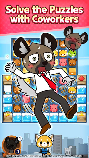 Aggretsuko : Match 3 Puzzle Screen 2