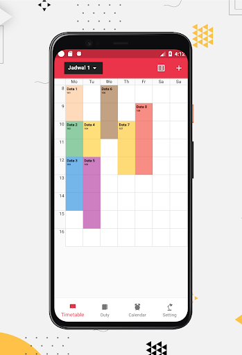 Android application Timetable Planner Complete screenshort