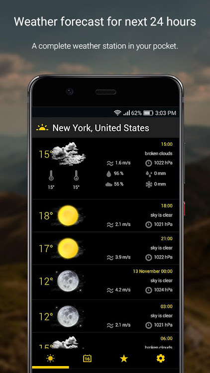 Weather US 16 days forecast - 2.5.7 - (Android)