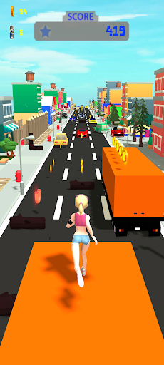 Android application Street Rush Runner screenshort