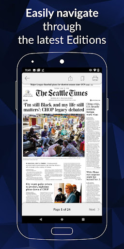 Seattle Times Print Replica Screen 2