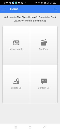 Android application Bijnor Urban Mobile Banking screenshort
