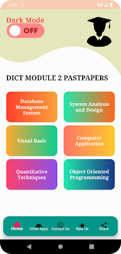 Android application DICT Module 2 PastPapers screenshort