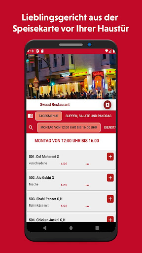 Swaad Restaurant Berlin Screen 2