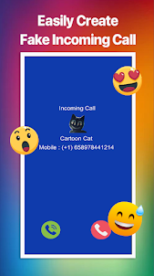Call Chat Cartoon Cat Horror
