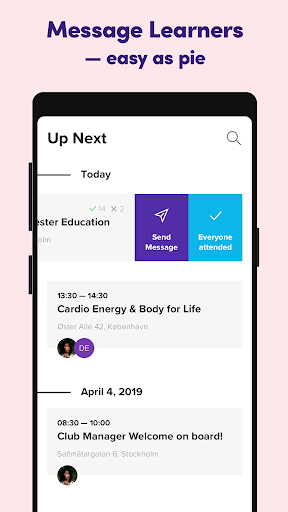 Android application Learnster Nelson - Instructors screenshort