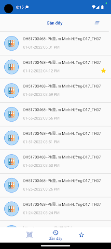 Android application Quét mã QR screenshort