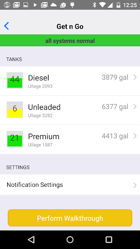 Android application FUEL screenshort