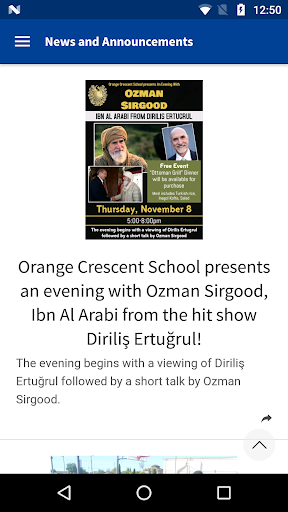 Orange Crescent School Screen 2