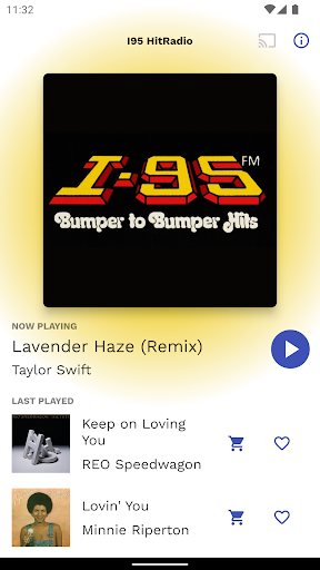 Android application I-95 Radio screenshort