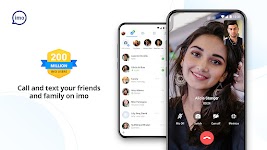screenshot of imo beta -video calls and chat
