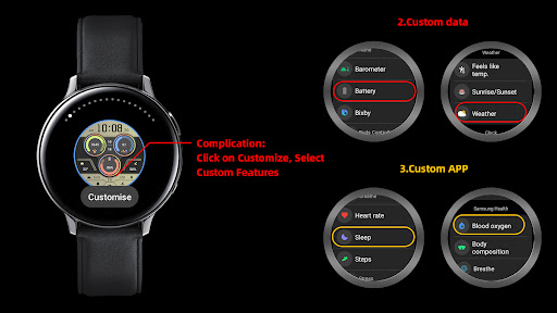 Retro Colored Round For WearOS Screenshot 2 - AppWisp.com