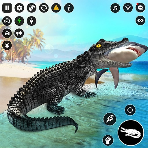 Hungry Animal Crocodile Games Baixe no Windows