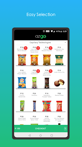 Android application Azgo screenshort