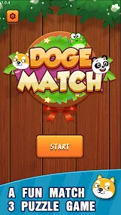 Doge Match-Match 3 Puzzle Game