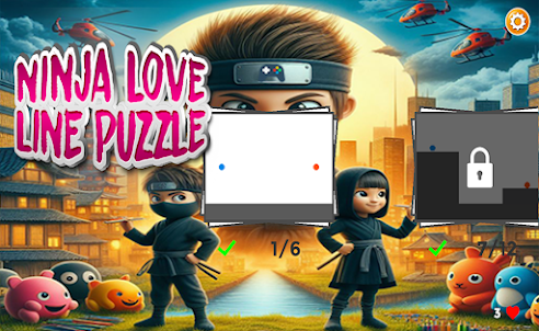 Ninja Love Puzzle Game