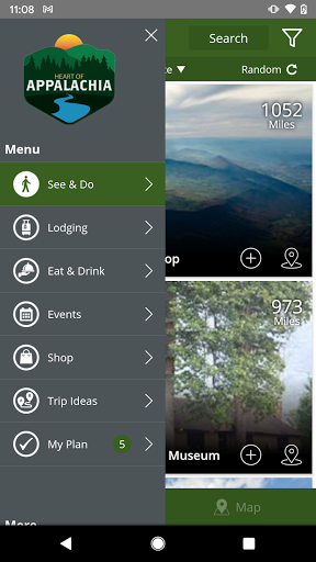 Android application Heart of Appalachia screenshort