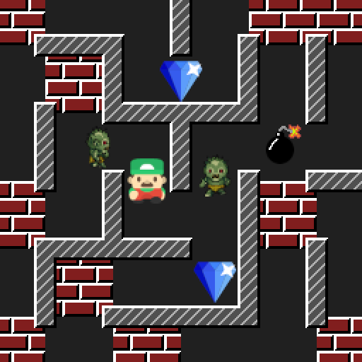 Bomb Man: Diamond Maze