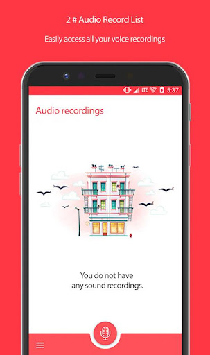 GM Voice Recorder Screen 2
