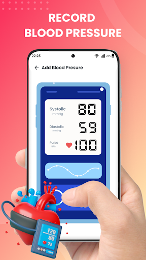 Blood Pressure with Heart Rate Screenshot 2 - AppWisp.com