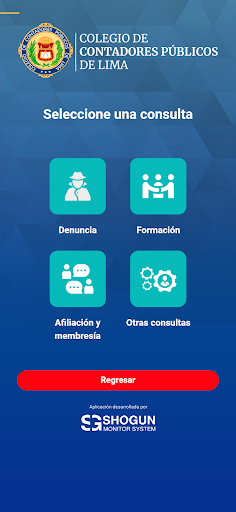 Colegio Contadores Lima Perú Screen 2
