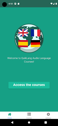 Android application QuickLang: Learn Language Fast screenshort
