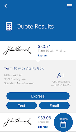 CPS Life Insurance Quotes Screen 3