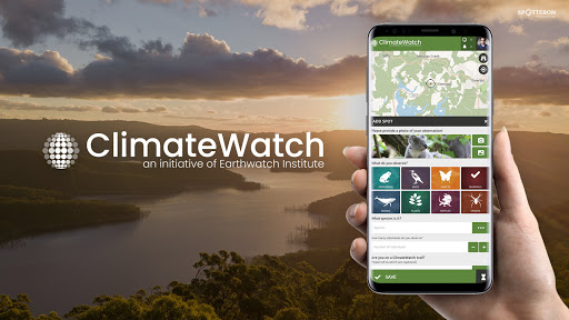Android application ClimateWatch | SPOTTERON screenshort