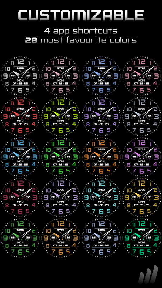 #2. NW Lumina Watch Face (Android) Με: NeonWave Watch