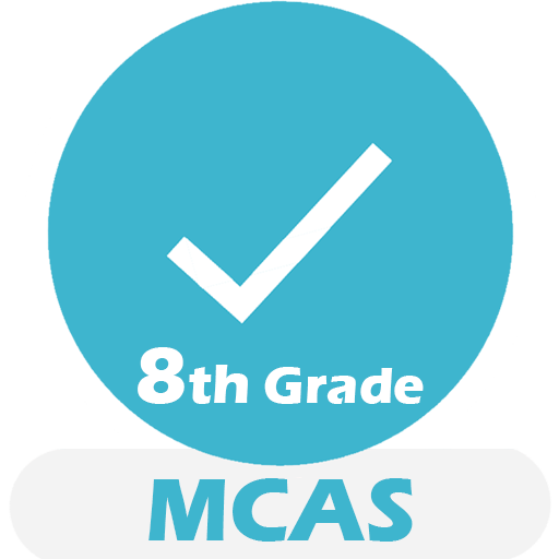 Grade 8 MCAS Math Test & Pract  Icon