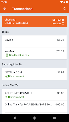 MyPoint CU Mobile Screen 3