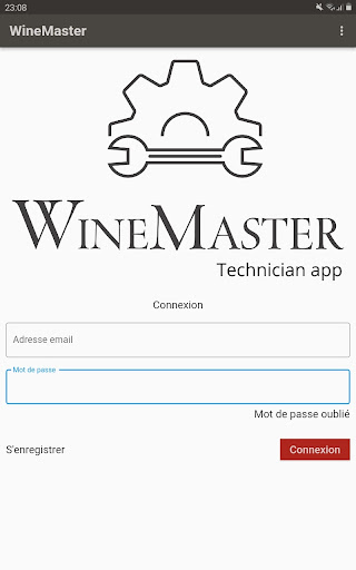 Android application Winemaster Connect (Tech) screenshort