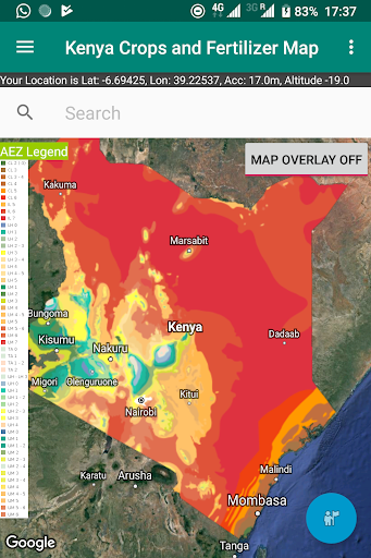 Android application Kenya Crops and Fertilizer App screenshort