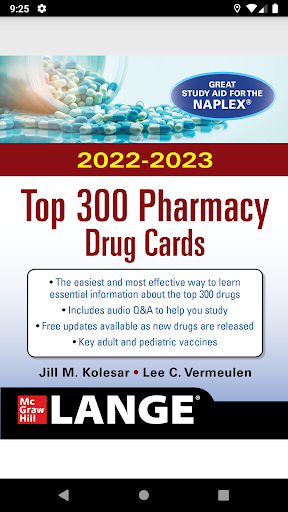 Android application Top 300 Pharm Drug Cards 22/23 screenshort