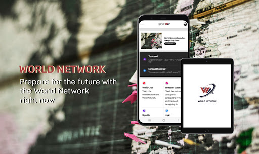 Android application World Network screenshort