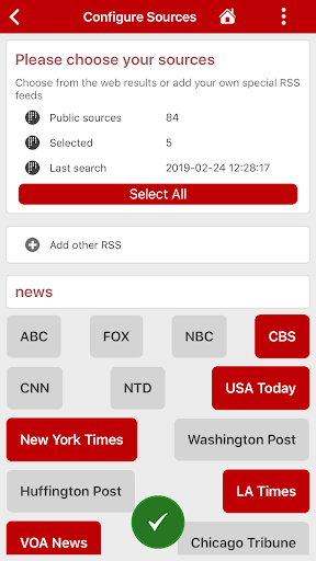 Newzify - news in real time Screen 2