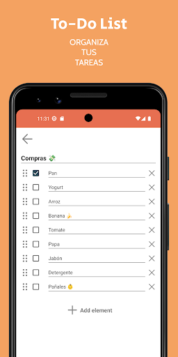 Android application To-Do List screenshort